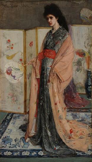 James Abbott McNeil Whistler La Princesse du pays de la porcelaine oil painting image